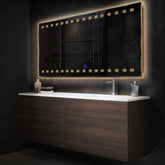 Espejo LED Rectangular | Botón táctil | Luz blanca cálida - Reyze Seria Minimal Model 6